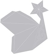 Mатрица за машина за изрязване и релеф - 3D Коледна звезда