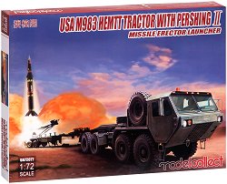 Американски военен влекач с насочващ механизъм за ракети - USA M983 HEMTT With Pershing II - 