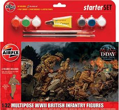 Британски пехотинци - макет
