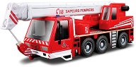 Метална количка Bburago - Пожарен камион с кран - играчка