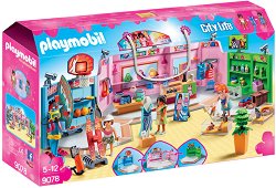 Детски конструктор - Playmobil Търговски център - 