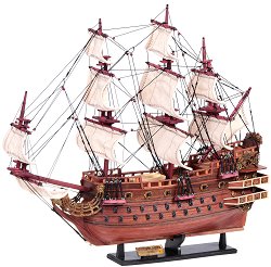 Флагман - Soleil Royal - Декоративен кораб от дърво - макет