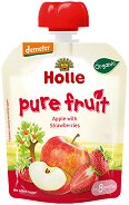 Holle - Био забавна плодова закуска с ябълки и ягоди - 