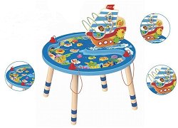 Дървена активна маса Classic World - Океан - играчка