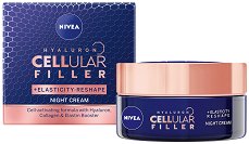 Nivea Cellular Filler + Elasticity Reshape Night Cream - шампоан
