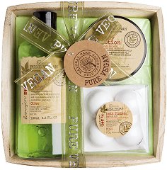 Подаръчен комплект IDC Institute Pure Vegan - сапун