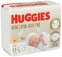 Пелени Huggies Extra Care 0 - 