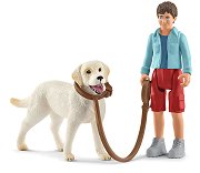 Фигурки на момченце и куче Лабрадор ретривър Schleich - фигура