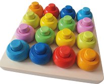 Дървен сортер Andreu Toys - Цветове - играчка