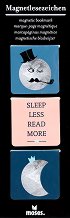 Магнитни разделители за книги - Sleep Less, Read More - 
