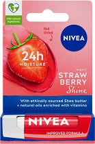 Nivea Strawberry Shine Lip Balm - маска
