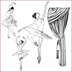 Декупажна хартия Stamperia - Балерина
