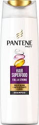 Pantene Hair Superfood Full & Strong Shampoo - душ гел