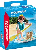Playmobil Special Plus - Момиче със SUP борд - 