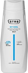STR8 Icy Cool Refreshing Shower Gel 3 in 1 - 