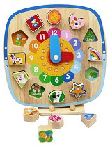 Дървен часовник Pino - играчка