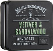 Scottish Fine Soaps Men's Grooming Vetiver & Sandalwood Shampoo Bar - гел