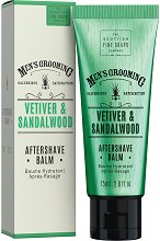 Scottish Fine Soaps Men's Grooming Vetiver & Sandalwood Aftershave Balm - маска