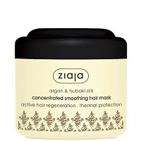 Ziaja Argan & Tsubaki Oils Concentrated Smoothing Hair Mask - гланц