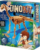Открий и сглоби скелет на динозавър Buki France - Брахиозавър - играчка