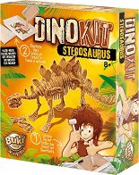 Открий и сглоби скелет на динозавър Buki France - Стегозавър - играчка