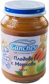 Пюре от плодове с моркови Ganchev - чаша