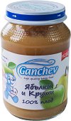 Ganchev - Пюре от ябълки и круши 100% плод - продукт