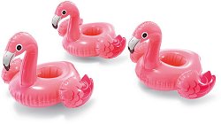 Надуваема поставка за чаши Intex - Фламинго - надуваем дюшек