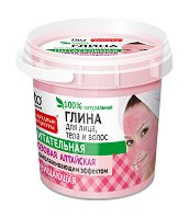 Алтайска розова глина за лице, тяло и коса Fito Cosmetic - крем