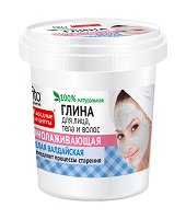 Валдайска бяла глина за лице, тяло и коса Fito Cosmetic - продукт