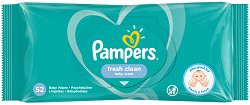 Pampers Fresh Clean Baby Wipes - самобръсначка