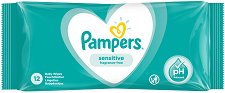 Pampers Sensitive Baby Wipes - олио
