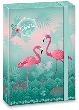 Кутия с ластик Ars Una Pink Flamingo