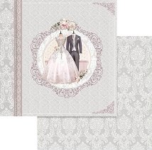 Хартии за скрапбукинг Stamperia - Сватбени костюми