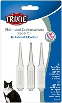 Trixie Anti-Flea and Tick Spot-On for Cats - гел