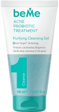 beMe Acne Probiotic Treatment Purifying Cleansing Gel - продукт