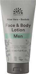 Urtekram Men Aloe Vera Baobab Face & Body Lotion - шампоан