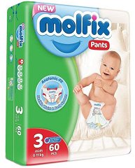 Гащички Molfix Pants 3 Midi - продукт