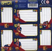Етикети за тетрадка - Барселона - продукт