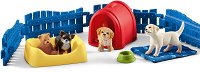 Фигурки за игра Schleich - Кошарка за кученца - играчка