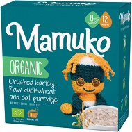 Mamuko - Био безмлечна пълнозърнеста каша с овес, зелена елда и ечемик - 
