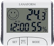 Термометър с часовник и хигрометър Lanaform - продукт