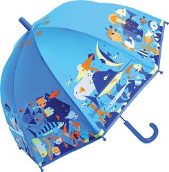 Детски чадър - Морски свят - детски аксесоар