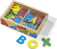 Дървени магнити Melissa & Doug - Английската азбука - играчка