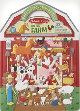 Ферма - книжка със стикери за многократна употреба Farm - Puffy Sticker Play Set - 