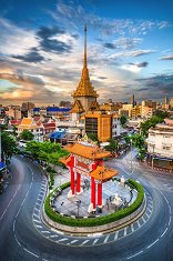 Чайнтаун в Банкок, Тайланд - пъзел