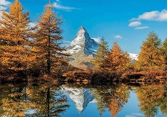 Планината Матерхорн през есента - пъзел
