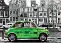 Кола в Амстердам - пъзел