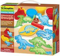 Пластилин - Динозаври - Образователен комплект от серията "Thinking Kits" - играчка