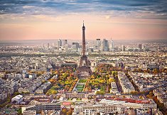Изглед над Париж - пъзел